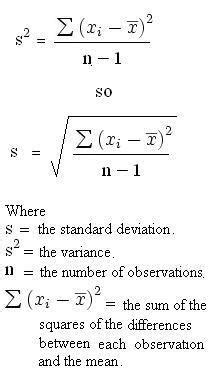 what is s 2 in statistics